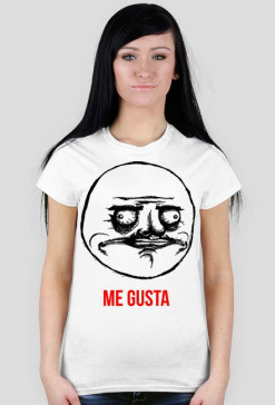 Koszulka Me Gusta [Biała]
