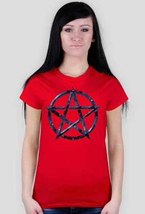 Koszulka damska PENTAGRAM wzór 1 - tanio!