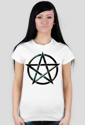 Koszulka damska PENTAGRAM wzór 2 - tanio!