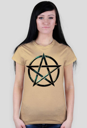 Koszulka damska PENTAGRAM wzór 2 - tanio!