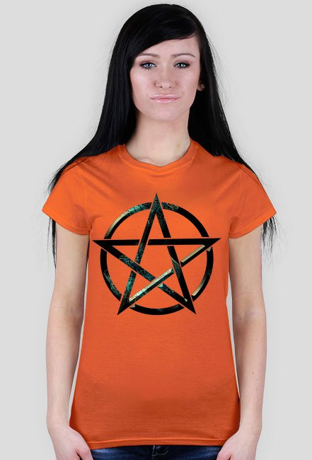 Koszulka damska PENTAGRAM wzór 2 - tanio!