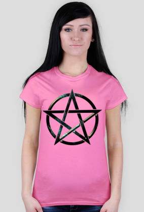 Koszulka damska PENTAGRAM wzór 2 - tanio!