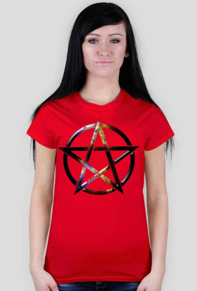 Koszulka damska PENTAGRAM wzór 4 - tanio!
