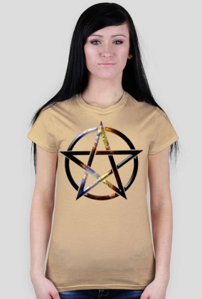 Koszulka damska PENTAGRAM wzór 4 - tanio!