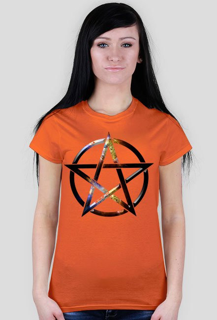 Koszulka damska PENTAGRAM wzór 4 - tanio!