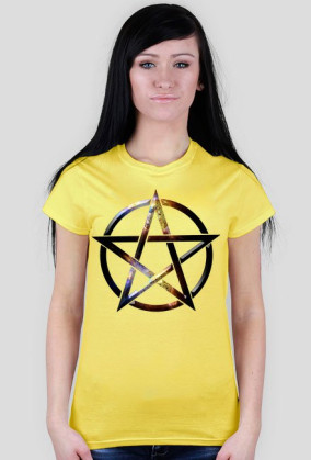 Koszulka damska PENTAGRAM wzór 4 - tanio!