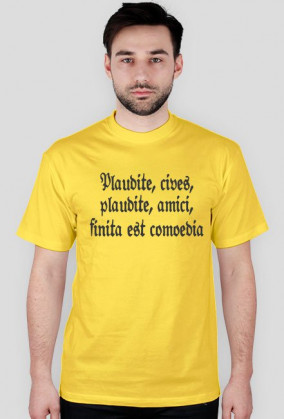 Klaszczcie, obywatele, klaszczcie, przyjaciele, komedia skończona
