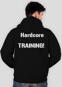 Bluza z kapturem czarna Training