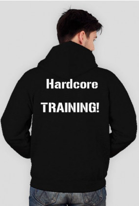 Bluza z kapturem czarna Training