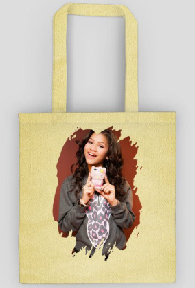 'Rozdarty' nadruk - torba bawełniana