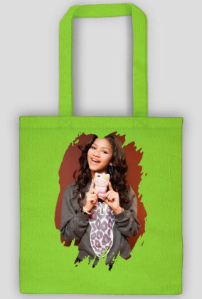 'Rozdarty' nadruk - torba bawełniana