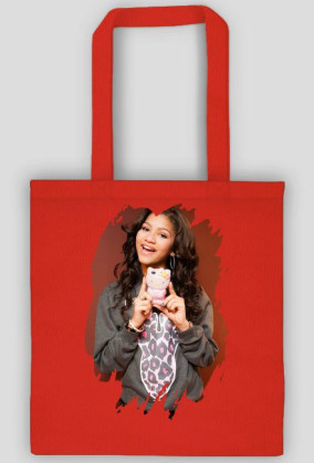 'Rozdarty' nadruk - torba bawełniana