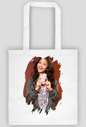 'Rozdarty' nadruk - torba bawełniana