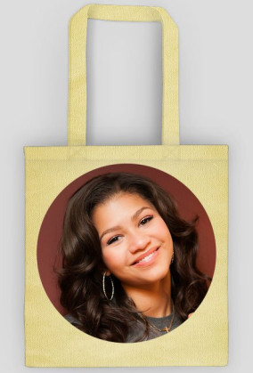 Okrągły nadruk - torba bawełniana