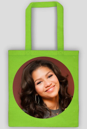 Okrągły nadruk - torba bawełniana