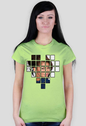 Geometryczny nadruk - koszulka damska