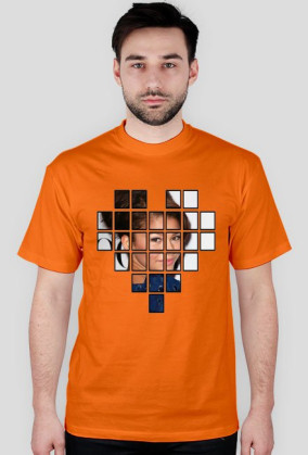Geometryczny nadruk - koszulka męska