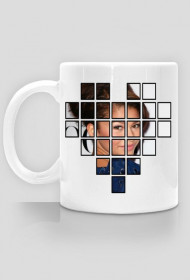 Geometryczny nadruk - kubek