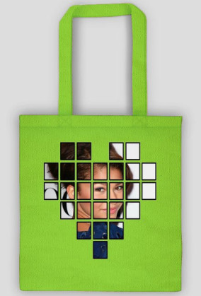 Geometryczny nadruk - torba bawełniana