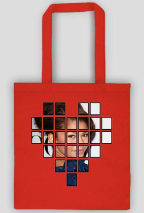 Geometryczny nadruk - torba bawełniana