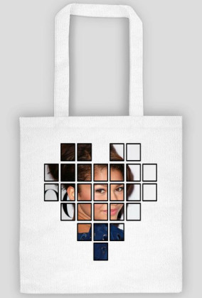 Geometryczny nadruk - torba bawełniana