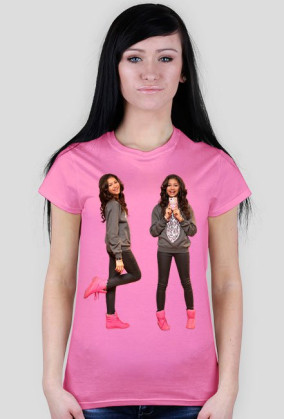 Bliźniaczy nadruk - koszulka damska