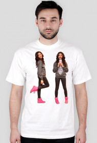 Bliźniaczy nadruk - koszulka męska