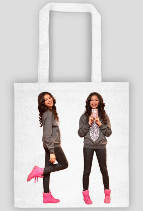 Bliźniaczy nadruk - torba bawełniana