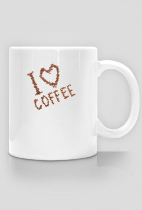 i love coffee cup