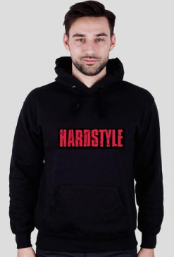 Hardstyle 2 - bluza z kapturem (czarna)
