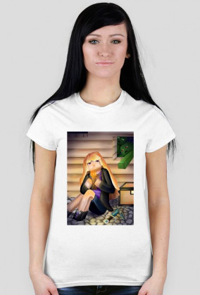 Minecraft-Koszulka-Damska