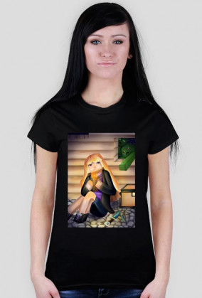 Minecraft-Koszulka-Damska