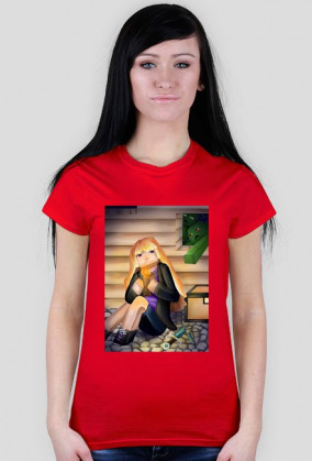 Minecraft-Koszulka-Damska