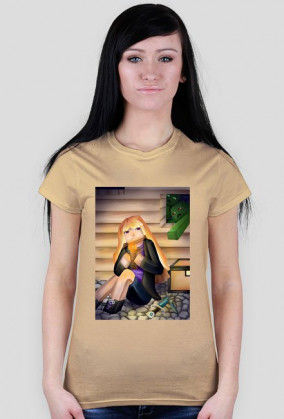 Minecraft-Koszulka-Damska