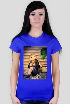 Minecraft-Koszulka-Damska