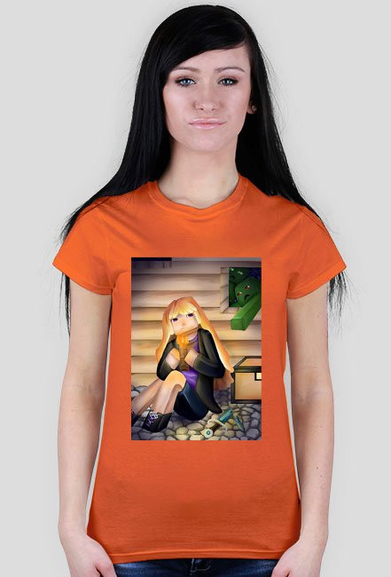 Minecraft-Koszulka-Damska