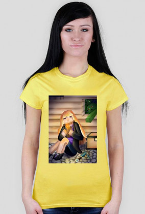 Minecraft-Koszulka-Damska