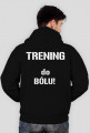 Bluza czarna z kapturem Trening