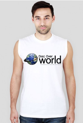 Koszulka męska (bez rękawów) - DISC OVER THE WORLD