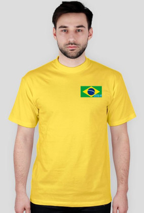 koszulka z flagą BRAZYLII