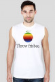 Koszulka męska (bez rękawów) - THROW FRISBEE (2 kolory!)
