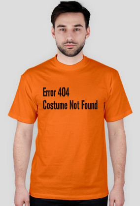 Koszulka Error 404 Costume Not Found
