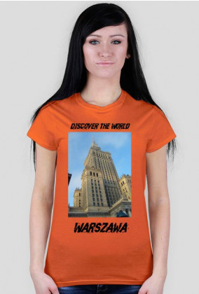 Discover the World - Warszawa Koszulka damska