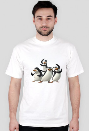 T-shirt PINGWINY Z MADAGASKARU