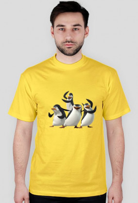 T-shirt PINGWINY Z MADAGASKARU