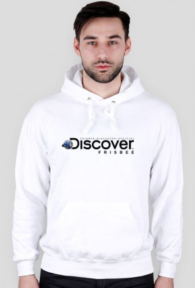 Bluza męska z kapturem - DISCOVER THE FRISBEE