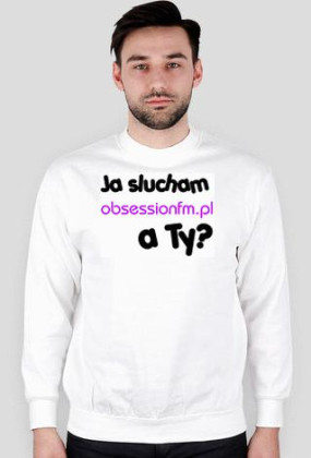ja słucham fiolet bluza