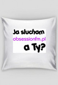 poduszka ja słucham fiolet