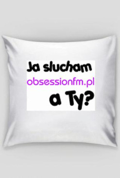 poduszka ja słucham fiolet