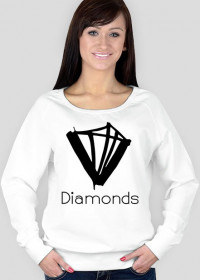 Bluza damska Diamonds biała